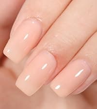 TOMICCA Vernis Semi Permanent Rose Nude Clair, 8ml Soak Off UV LED Vernis à Ongles Gel Semi Permanent Nude Clair pour Nail Art French-Manucure