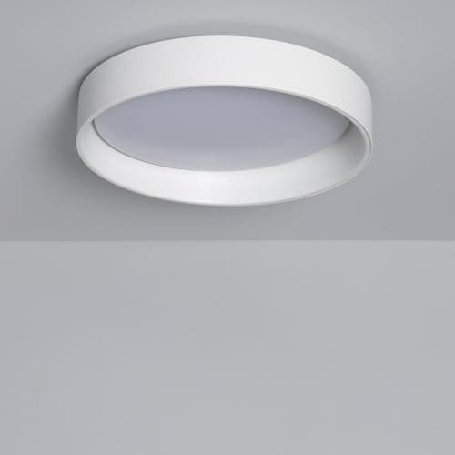 LEDKIA LIGHTING Plafonnier LED pour chambre, salon, cuisine, salle de bain Rond Métal 20W CCT Sélectionnable Broadway Ø450 mm CCT 3000K - 6000K