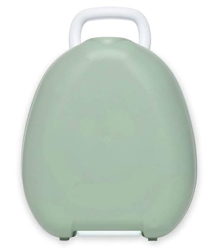 My Carry Potty - Pot de Voyage Vert Pastel, Meilleur Siège de Toilette Portable pour les Tout-Petits et les Enfants à Emporter Partout