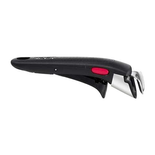 Tefal Ingenio Poignée amovible noire, Empilable, Verrouillage sécurité 3 points, Supporte jusqu'à 10 kg, Garantie 10 ans, Fabriqué en France L9863302