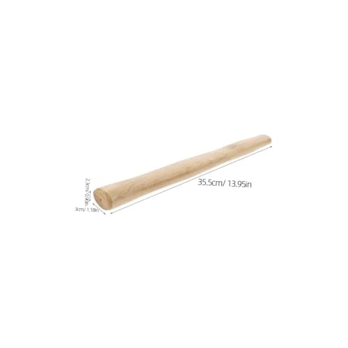 KONTONTY 2 Pièces Marteau Octogonal Manche En Bois Manche En Bois Pour Marteau Manche De Marteau En Bois Manche De Marteau Pour Remplacement Manche En Bois Accessoire De Marteau En Bois De