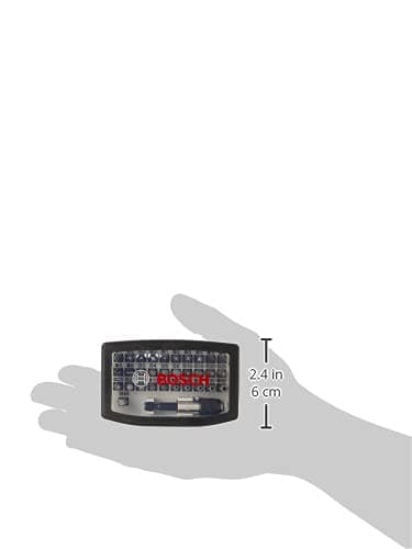 Bosch Professional 32 pièces Coffrets d'embouts de vissage Extra Hard (PH, PZ, T, TH, S, HEX-Bit, Accessoires Perforateurs et Visseuses)