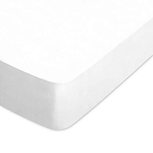 Linnea Drap Housse uni 140x190 cm 100% Coton Alto Blanc