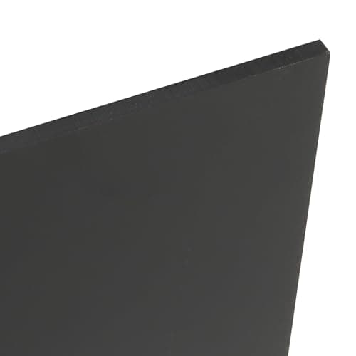 JOIKIT Lot de 3 feuilles acryliques noires A4, 297 x 210 x 3 mm, feuilles de acryliques noires, panneaux en acrylique noires pour travaux manuels et peinture