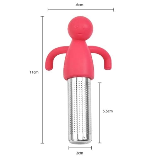 3 Pièces Boule à Thé Infuseur à Thé Inoxydable 304 et Silicone, Ultra Fine en Acier Inoxydable Feuille Boule de thé infuseur,Pour feuilles de thé en vrac, theiere, tasse, mug