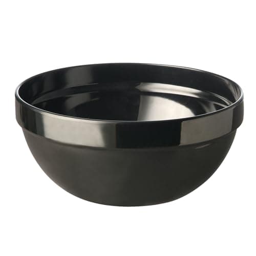 APS Friendly 79027 Bol en plastique recyclé (PET) Ø 20 cm, hauteur 9 cm, 1,8 l, noir