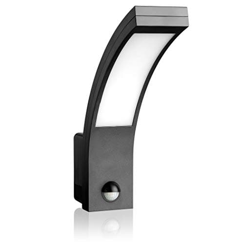 SEBSON LED Luminaire Exterieur avec Detecteur de Mouvement 9m/140° - Eclairage Exterieur Anthracite 15W 1000lm 5800K - IP65 Applique Murale