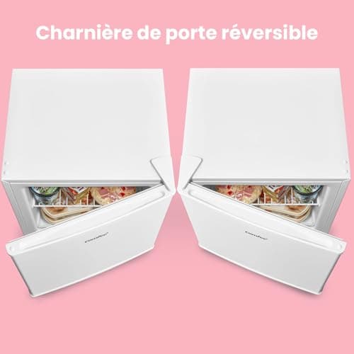 Comfee' RCD93WH2(E) Réfrigérateur à une porte, 93 L, Contrôle de la température, Pose libre sous le comptoir, Silencieux, Blanc
