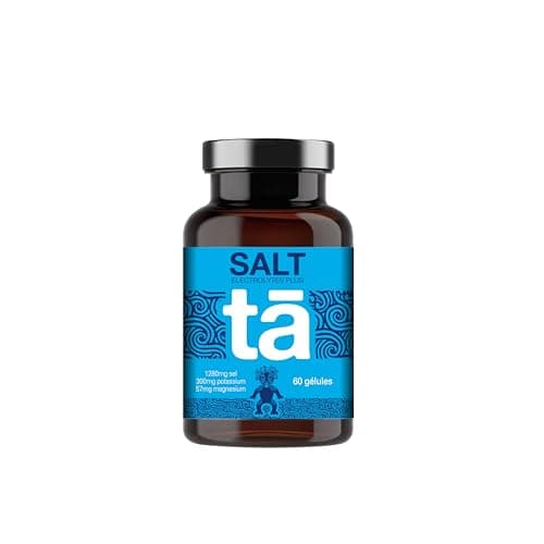 Capsules de Sels Ta - Sels Minéraux pour l'hydratation pendant l'effort. Permet la réduction des CRAMPES. Riche Sodium 170mg, Potassium 100mg.