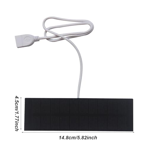 Solar Panel Charger for Camping, Fast Charging USB Charger, Portable Solar Charger, 3W Solar Panel Charger, Solar Charging Panel Phone Charger, Battery Bank for Cell Phone,