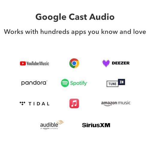 WiiM Pro Récepteur AirPlay 2, Google Cast Audio, Streamer Multi-pièces WiFi, Compatible avec Alexa, Siri et Google Assistant, Diffusion Audio Haute résolution à partir de Spotify, Amazon Music, Tidal