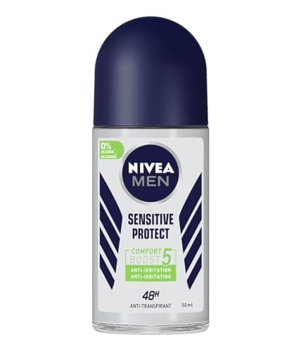 Nivea Men Déodorant Bille Sensitive Protect 50 ml - lot de 3