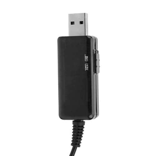 Hilitand Adaptateur élévateur 5V à 9V 12V Câble D'appoint USB à CC Réglable 5521m Cordon de Routeur de Banque D'alimentation pour Affichage Numérique