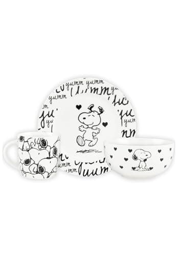 United Labels Peanuts Service Petit déjeuner 3 pièces Snoopy