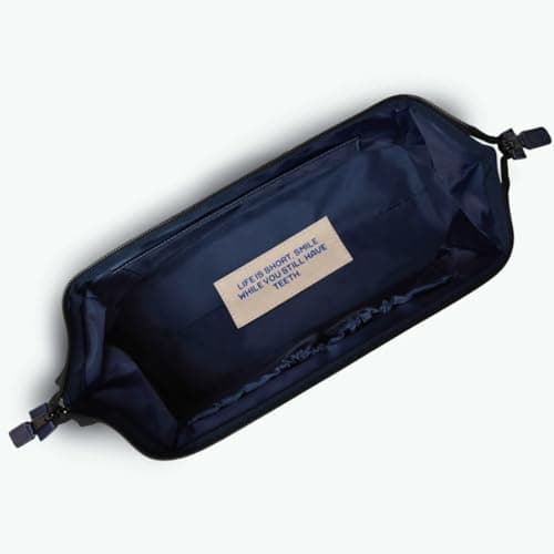 CABAIA - Trousse de Toilette Homme et Femme - Ouverture Grand Angle avec 2 Poches intérieures - Organisateur de Voyage Pratique et Résistant - Vanity avec Un Design Français, Exclusif et Original