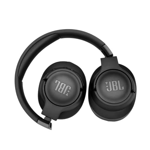 JBL Tune760NC – Casque audio circum-auriculaire sans fil à réduction de bruit active – Son JBL Pure Bass – Autonomie de 35h – Appels mains-libres et commande vocale – Noir
