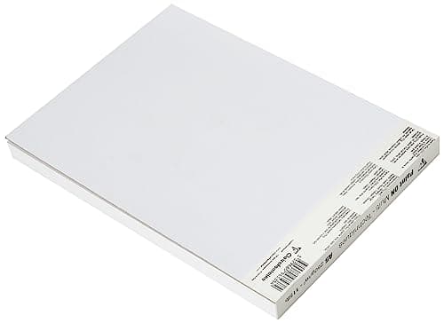 Clairefontaine 96538C Bloc Collé PaintON Multi-techniques - 40 Feuilles Papier Dessin Multi-techniques au Grain Très Léger - Blanc - A5 14,8x21 cm 250g