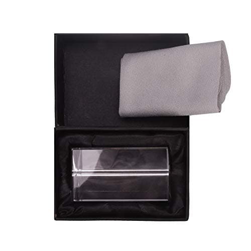 ADWIKOSO 6CM Prisme Triangulaire en verre optique pour photographie - Prisme d'enseignement - Prisme arc-en-ciel - Expériences de spectre - Verre K9 - Avec pochette de nettoyage