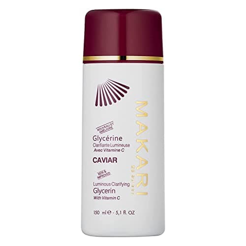 Makari Classic Glycérine Éclaircissante au Caviar 5.1fl.oz – Gel-Crème hydratante et éclaircissante pour le corps – Soins quotidien hydratants anti-âge, cicatrices acnéiques, décolorations et rides