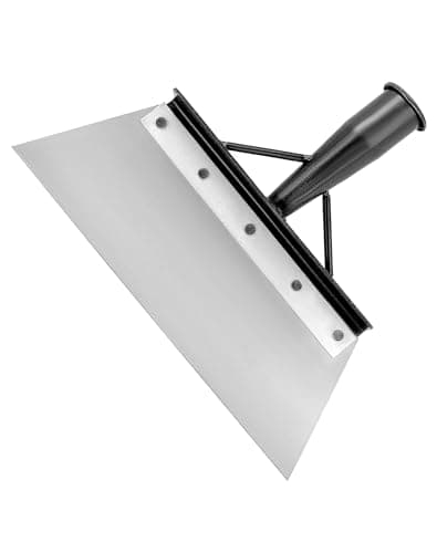 QWORK® Pelle de Nettoyage, Pelle de Jardin, tête de Rechange pour Pelle de désherbage, grattoir à Peinture, 30cm, Acier au manganèse