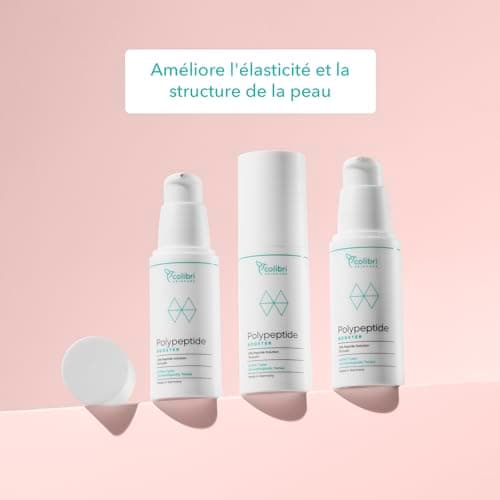 colibri skincare POLYPEPTIDE BOOSTER (30ml) - Peptide Serum, Effet Immédiat Anti-Rides, Réduction Visible des Rides avec la Peptide Booster, Soin des Rides du Front & de la Glabelle