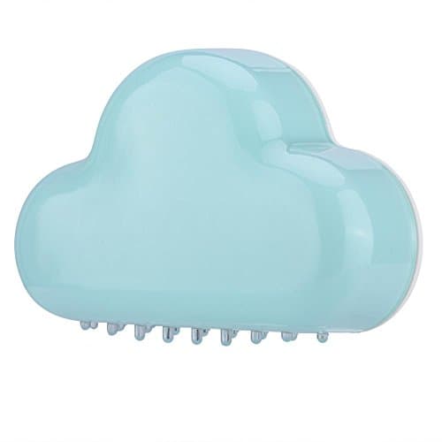 Diyeeni Réveil numérique LED en Forme de Nuage, Alarm Clock Nagnétique avec Température Calendrier Snozee, Horloge de Table Numérique pour Enfants sans Tic-Tac, Convient aux Filles Garçons(Bleu)