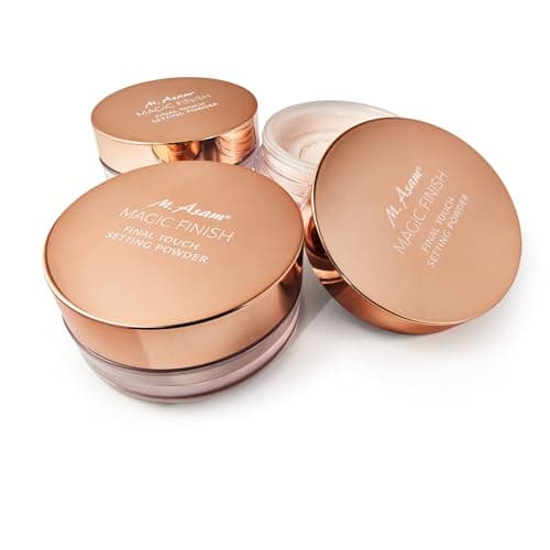 M. Asam Magic Finish Setting Powder Final Touch Bare Skin (15g) - Poudre Libre Fixatrice Perfectionnante Pour Un Maquillage Parfait, Avec Acide Hyaluronique, Make Up à la Texture Légère
