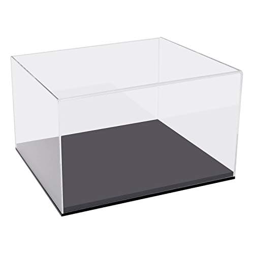 HMF 46806 Vitrine en Acrylique pour Voitures Miniatures, Figurines | 32 x 28 x 20 cm | Transparent