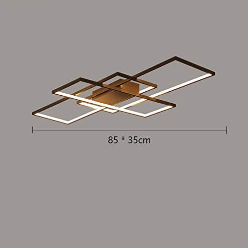 Wandun LED Plafonnier Moderne Eclairage de plafond Carré Design créatif luminaire plafond Acrylique Plafonniers de bureau Convient pour Lampe de salon Hôtel Counter Bureau Hall