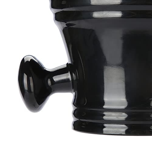 Bol de Rasage, Bol de Savon à Raser En Plastique 2 Couleurs, Bol de Crème En Mousse Ideal Men Pour la Maison(Noir)