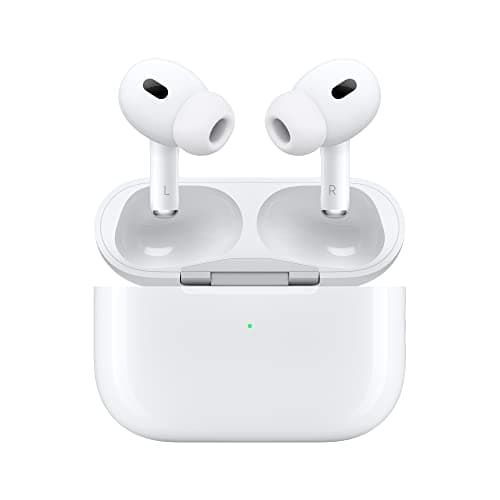Apple AirPods Pro 2 Écouteurs sans Fil, Casques et écouteurs Bluetooth, Réduction Active du Bruit, Appareil auditif, Mode Transparence, Audio Spatial personnalisé, Son Haute-fidélité, Recharge USB-C