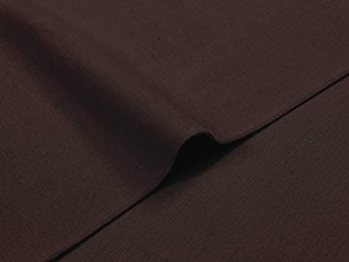 Soimoi Dark Brown 4 Way Extensible Coton Jersey Tissu À Coudre Par La Cour Solide Bricolage Vêtements Fournitures 64 Pouces De Large