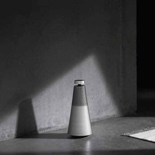 Bang & Olufsen Beosound 2 (3ème Génération) - Enceinte Puissante Bluetooth WiFi Connectée Élégante, une Expérience Sonore à 360 Degrés qui emplit toute la Pièce, Aluminium de haute Qualité - Natural