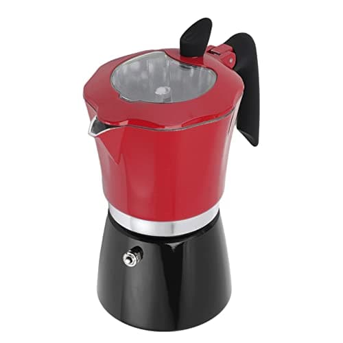 Moka Pot 6 Tasses/300 Ml, Cafetière Portable avec Poignée Anti-brûlure, Cafetière Italienne Classique en Aluminium, Ne Convient Pas à L'induction (N ° 6 Pot 300ML)