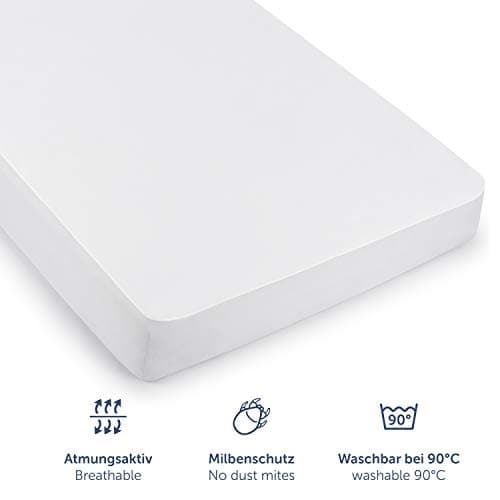 Blumtal Protege matelas 120x200 lit étanche - housse protection matelas imperméable - Protège-matelas certifié OEKO-TEX imperméable - housse matelas 120x200 sans crépitement - alèse 120x200 respirante