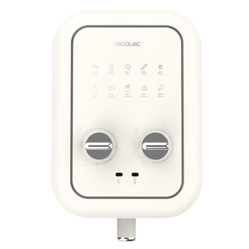 Cecotec Friteuse à Air sans Huile de 5 L Cecofry Antique 5000. Air Fryer. 1500 W, Numérique, Design Rétro, Technologie PerfectCook, 80-200oC, Temps Réglable, Pièces Détachables