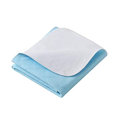 Beedsooth Imperméable Alèse Protège Matelas Coussin, Absorbant Pad Incontinence, Couvre Matelas Lavable de Lit Bébé Enfants Adultes - 70x90cm, Bleu