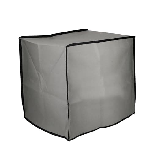 kwmobile Housse compatible avec Philips Essential Airfryer L housse - Housse de protection intégrale pour friteuse à chaud friteuse sans huile - gris clair