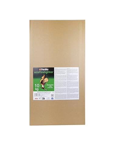 Allume-feu écologique 10kg (Environ 800-1000 pièces) pour Barbecue, poêle et cheminée, Allumage - Nouveau