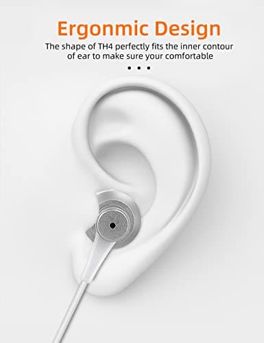 MAS CARNEY Écouteurs Filaire Type C TH4, Casque USB C avec Micro et Contrôle du Volume, pour Samsung, Xiaomi, iPad Pro, Huawei, OnePlus, Google Pixel et Autres périphériques d'interface de USB C- Noir