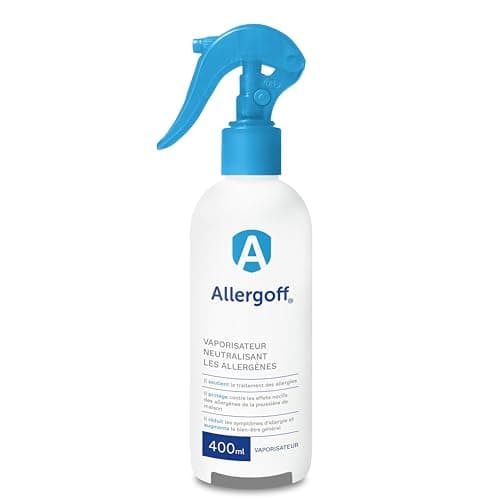 Allergoff Spray Anti Acariens pour Matelas et Textiles sans poison - Lutte efficace contre Acariens - Produit anti acarien contre Pollens, Moisissures et Allergènes d'animaux