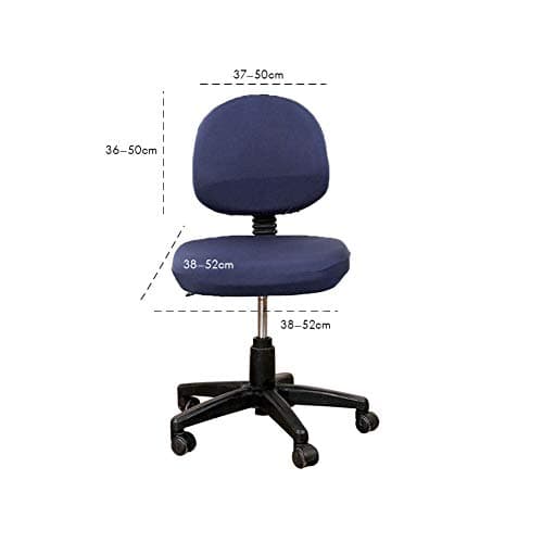 Koowaa Moderne Simplisme Style 2 Pcs Universel Ordinateur De Bureau Chaise Chaise Dossier Couverture De Protection Étirable Rotation Chaire de Rédaction Slipcover