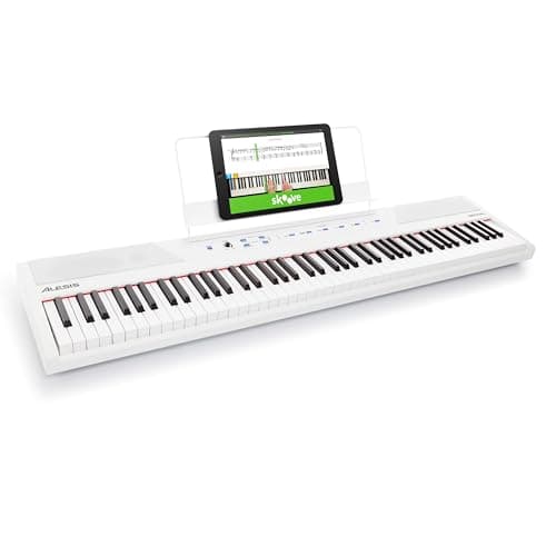 ALESIS RECITAL piano numérique 88 touches semi-lestées avec enceinte intégrées et cours gratuits