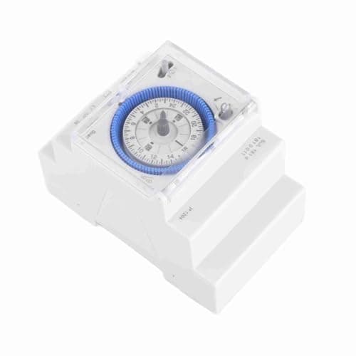 Minuterie Mécanique, Intervalles de 15 Minutes, Interrupteur de Temps électrique à Usage Intensif SUL181d pour Chauffe-eau, Lampadaires, Irrigation, Bureau, Contrôle de