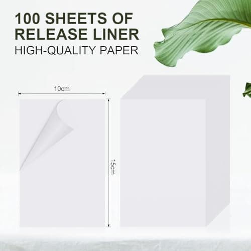 100pcs Feuille de Papier Diamant Painting Double Face Papier de Libération Diamond Painting Feuilles de Papier de Peinture Diamant Anti-Adhésif Papier de Replacement de Peinture Diamant Release Paper