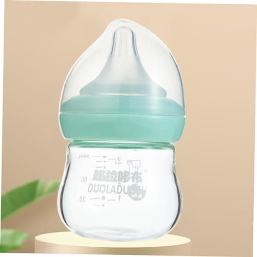 GLSTOY Biberon En Verre Pour Bébé Biberon Anti Colique Bébé Allaité Biberon D'allaitement Biberons De Lait Maman Biberons Nouveau-né Entraîneur De Bébé Buvant Un Verre