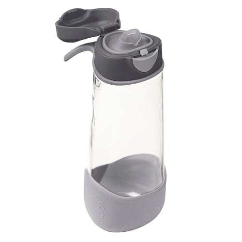 b.box Gourde Sport à Bec | Bouteille d'Eau à Préhension Facile et Couvercle Étanche | Design Moderne et Cool Adapté aux Enfants, Inclinez et Sirotez | 600 ml