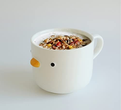 TULANDOT Mignonne Originale Tasse Ceramique & Tasse Canard & Tasse à Café & Tasse Poussins & Tasse à Cappuccino & 3D Duck Mug Canard,Meilleur Cadeau pour Les Amis. (650ml)