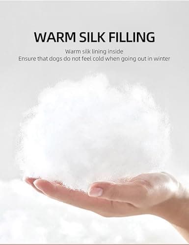 Manteaux Chauds pour Chiens Amélioration de la Veste pour Chien pour l'hiver et Le Froid Manteau pour Chien Confortable et Coupe-Vent avec Poche Vêtements pour Chien avec Harnais (Rouge, XL)