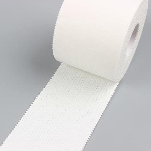4 volumes. chaque volume Sport Tape 3,8 cm x 10 m Sport Tape Classic blanc Bande non élastique,Imperméable et douce pour la peau en coton (Blanc ruban adhésif)